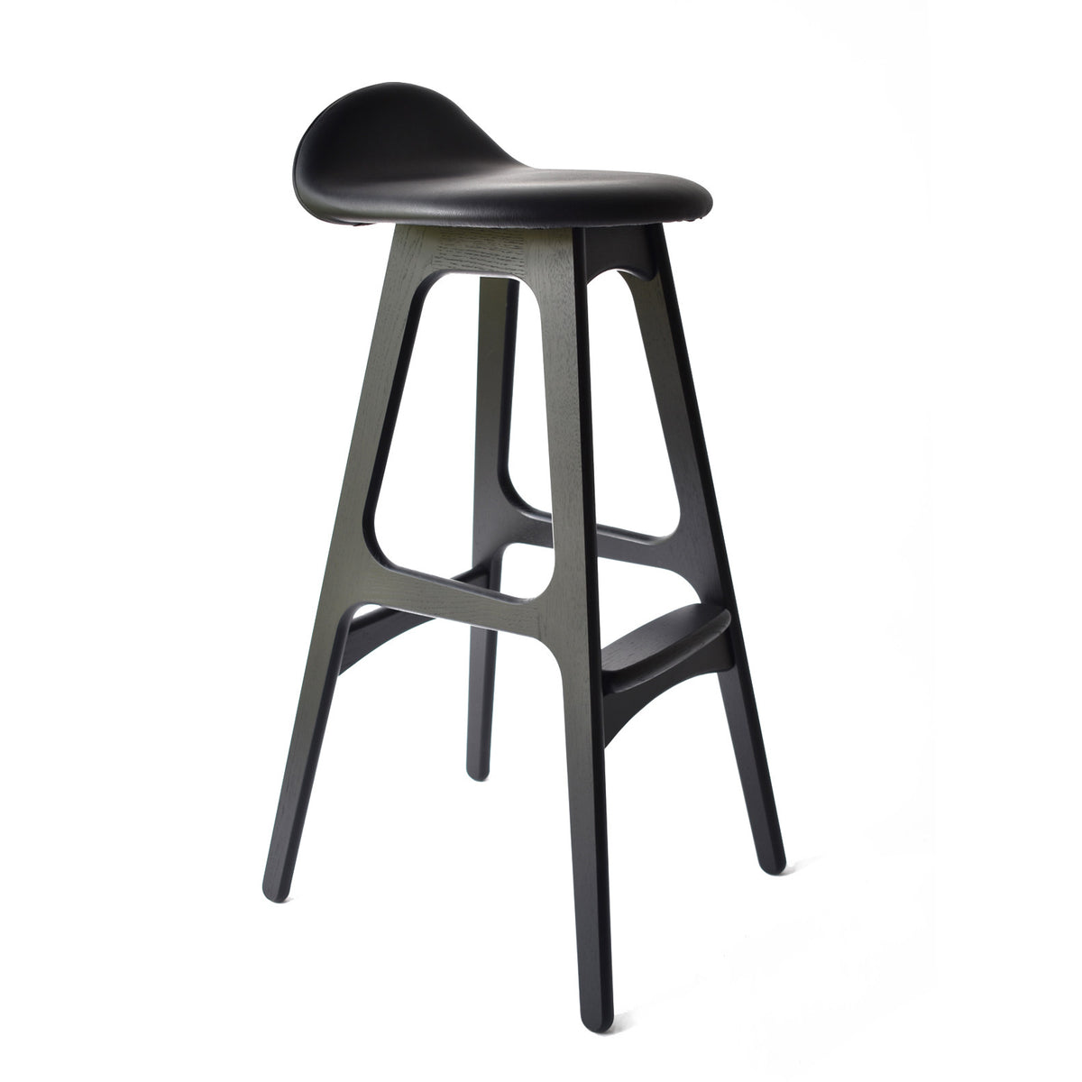 Erik Buch Model 61 Bar Stool - Black