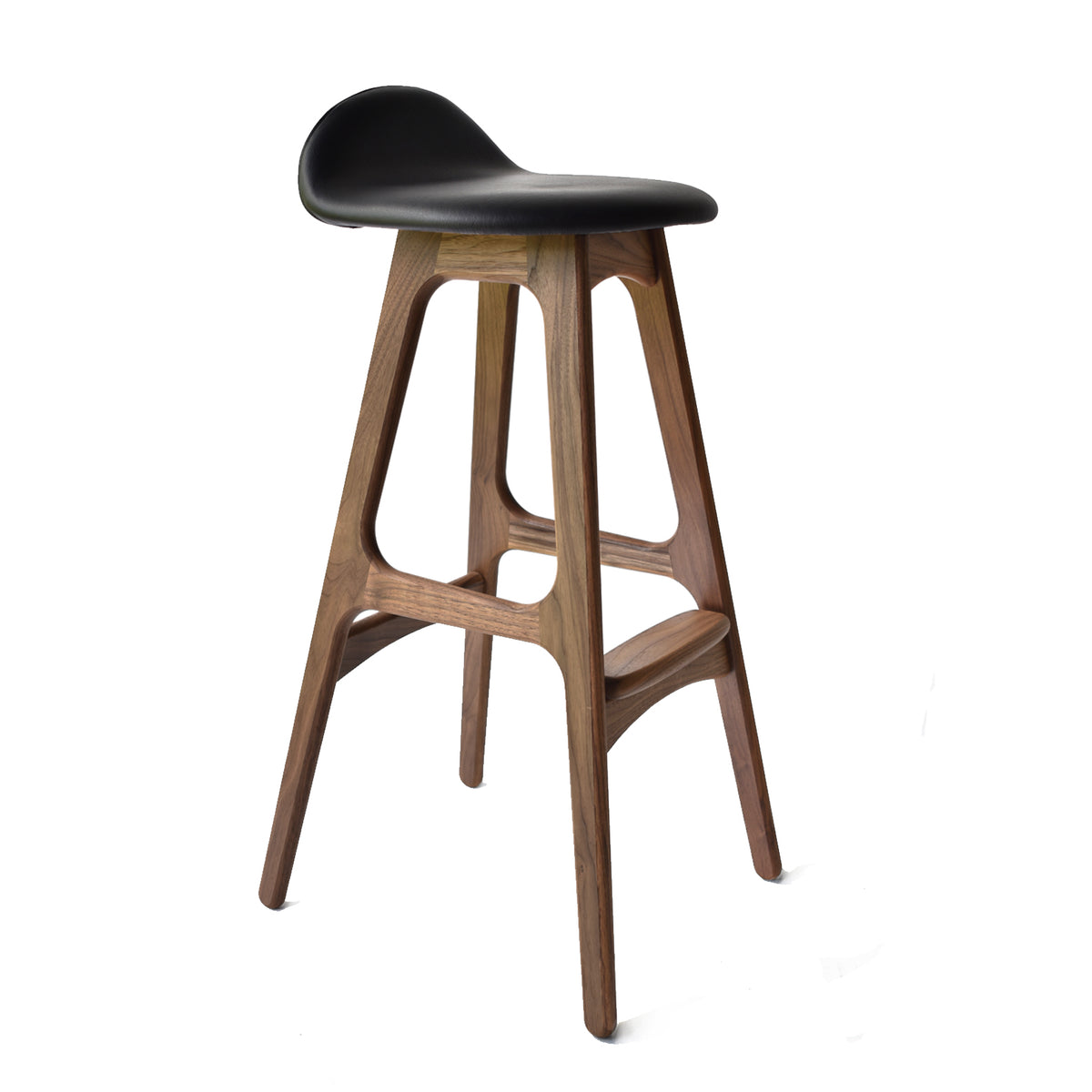 Erik Buch Model 61 Bar Stool - Walnut